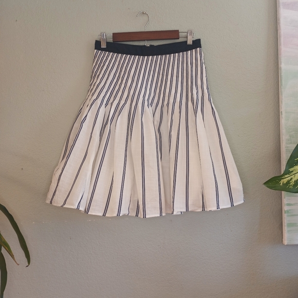 Anthropologie Floreat A Line Cotton Voile Skirt w Cottagecore Feminine Petticoat - Picture 2 of 9